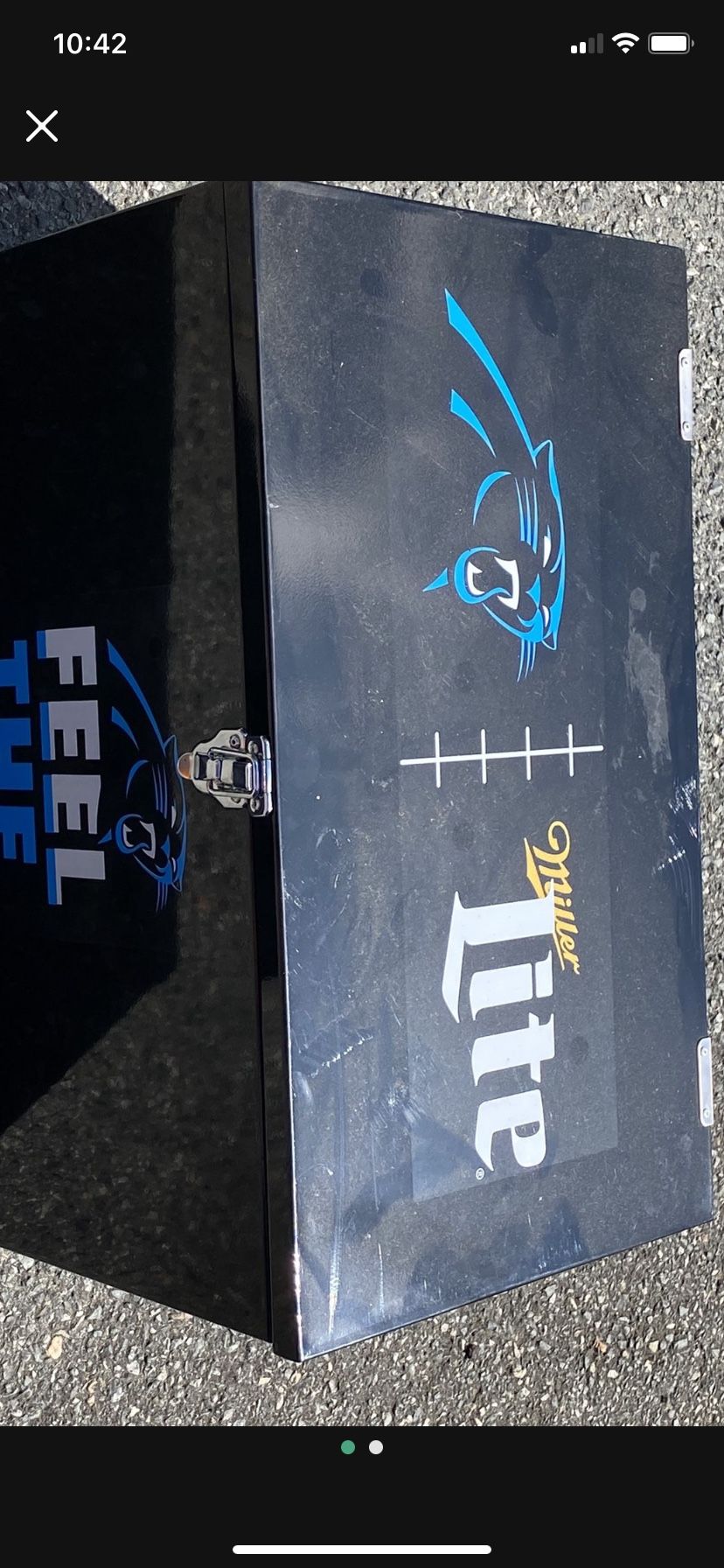 Miller Panther Metal Cooler Chest With Insulation