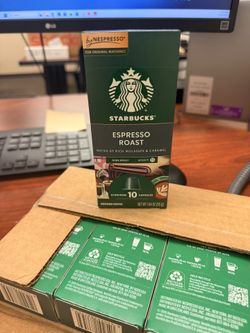 Nespresso ORIGINAL Starbucks Espresso Roast 92 Capsules Exp. March 2027