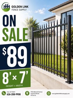 8’*7’ steel fence/ metal fence