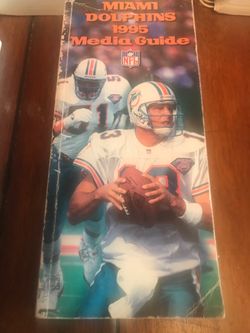 Miami Dolphins 1995 media guide