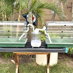 Fully Assembled Triple-Tier Propagation Dome Set w/ 4L Ultrasonic Humidifier