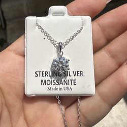 Moissanite Necklace 