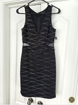 Women's Knit Shimmery Dress -M