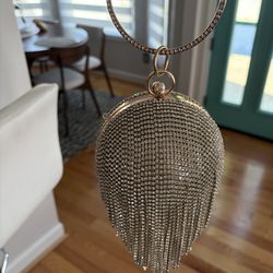 Diamond ball handbag