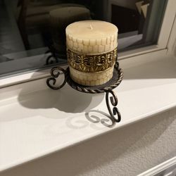 Two Small Candle Holders