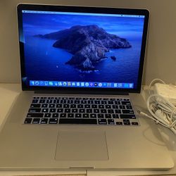 Apple MacBook Pro macOS Catalina Version 10.15.7 2.5GHz Quad Core Intel Core I7 16gb memo 128gb SSD Intel Iris Pro 1536MB Intel Core I7