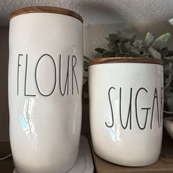 Rae Dunn Flour & Sugar Containers