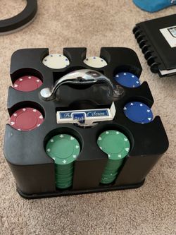 Professional Poker Set – Aluminum Case + Chip/Card Holder