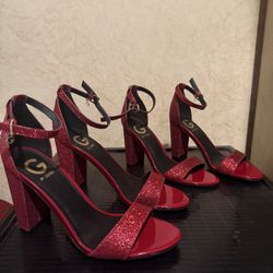 Guess Sparkle Shoes(RED)