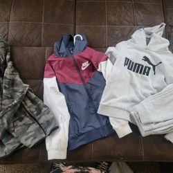 Size 8 Gap, Nike And Puma Jacket 