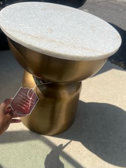 Marble side table