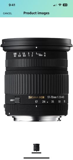 Sigma 17-70mm f/2.8-4.5