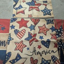 Patriotic Throw Pillow Covers