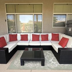 Outdoor Seating Set 8/9 Seater 