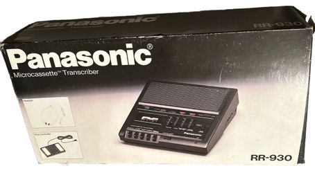 Panasonic micro cassette transcriber
