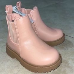 Old Navy Toddler Girl’s Pink Ankle Boots, Size 5
