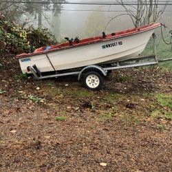 12’ Sorensen Fiberglass Boat
