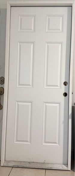 Doors usada fiber glas abre afuera 32x80