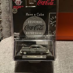 2022 M2 Machines CHASE- Coca Cola 1949 Mercury Coupe A16 