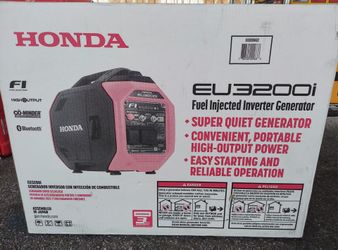New Honda EU3200i Inverter Generator Single Fuel (Gasoline).