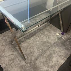 Small Glass Desk