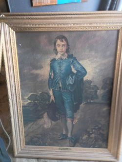 Blue Boy Framed Art Print
