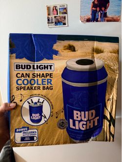 Bud light cooler speaker bag