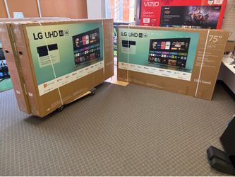 75 LG tv $55 on Financing for delivery six month warranty