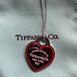 Tiffany Heart Pendant Charms. 