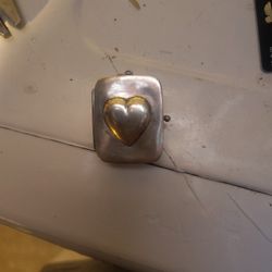 vintage reo sterling musical heart locket from 1(contact info removed)
