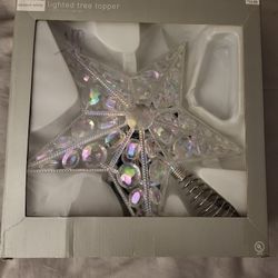 tree topper - clear lights