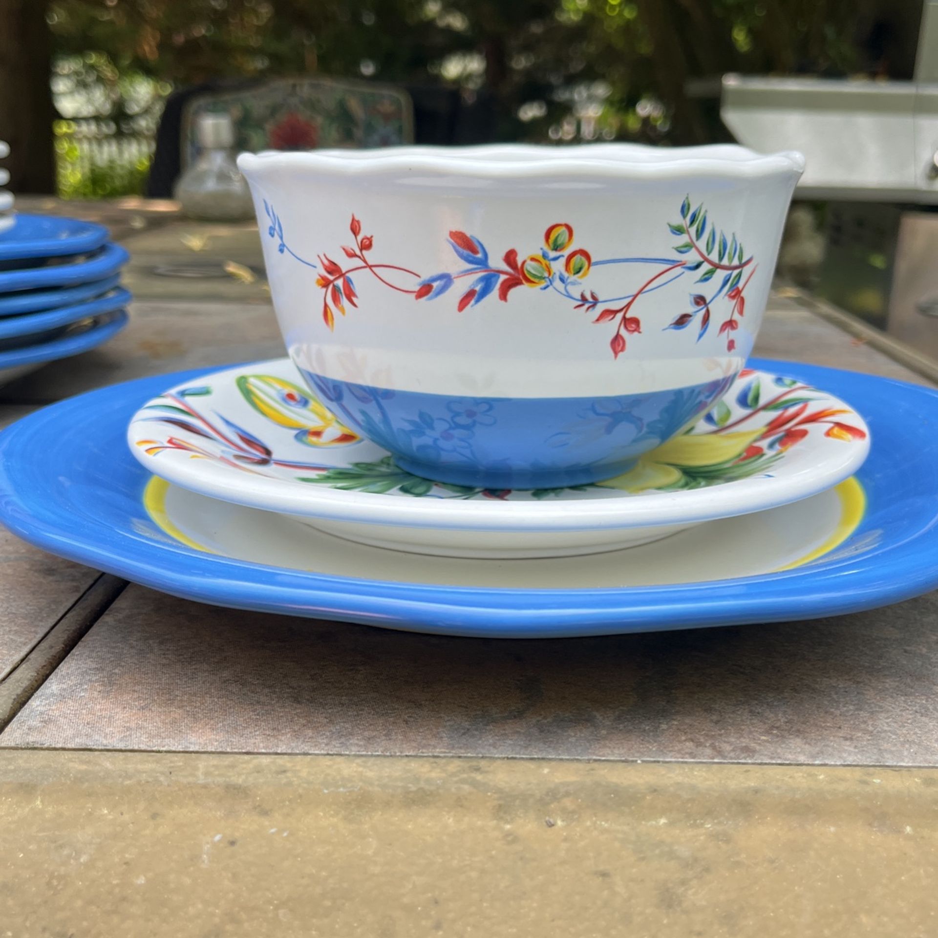Pfaltzgraff Spring bloom Dish Set