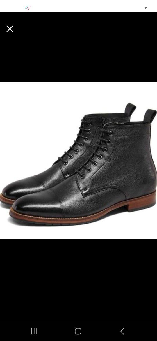 Dockorio Mens Casual Chukka Boots Leather Dress Boots for Men size 8.5