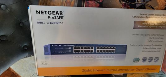 Netgear ProSafe 24 Port Unamaged Gigabit Switch 