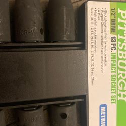 1/2” DRIVE 13 PC. Impact Socket Set 