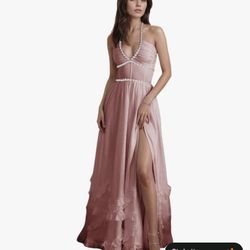 NEVER WORN Dusty rose bridesmaid dress