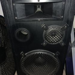 Two Dj Speakers An Receiver BEST OFFER