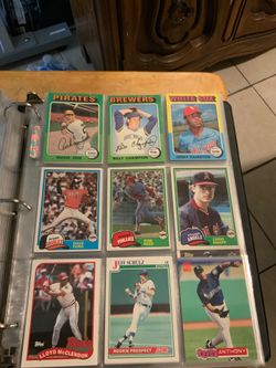 Vintage baseball cards