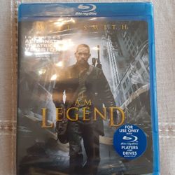 I Am Legend Blu-Ray New Sealed Will Smith