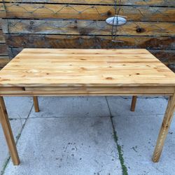 Wood IKEA Table