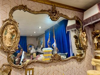 Italian Romeo and Juliet gold mirror 🪞