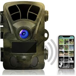 REXING Woodlens H2-4K Wi-Fi Trail Camera 20MP CMOS Motion Sensor NO STRAP!