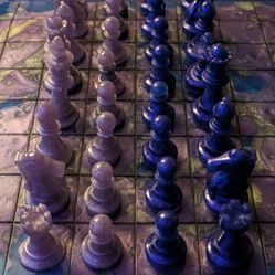 Custom Chess Board And Pieces