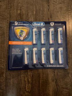 Oral B electric toothbrush heads 9 new