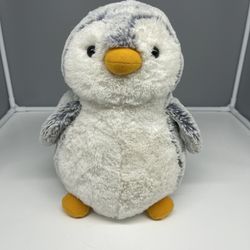 Aurora destination nation gray frosted penguin plush 12” stuffed animal 7/2015