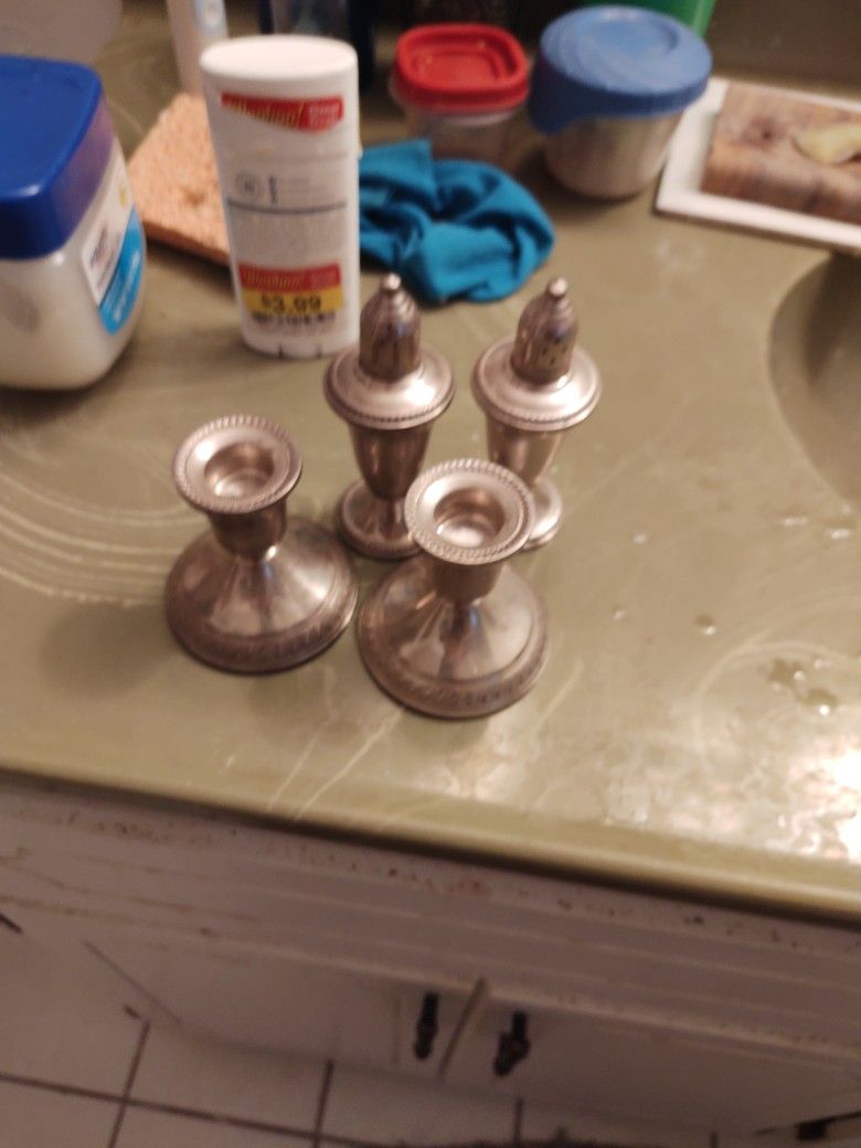 1930s Sterling Weighted Silver