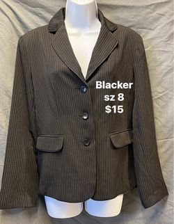Pinstripe Blazer