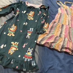 Bluey Night Gown And Dress Size 18 Months