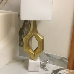 Possini Euro Design Hera Modern Glam Luxury Table Lamp Decor 29”tall.Marble Base For Living Room