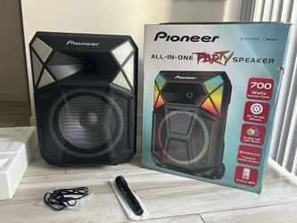 Pioneer PSX615 15” party speaker w/ microphone